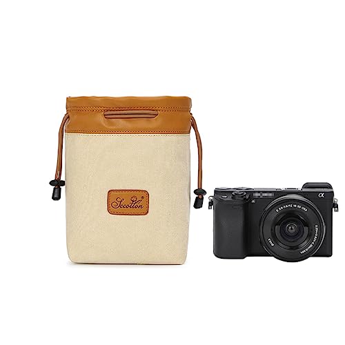 AUXDIQ Kamera-Objektiv-Tasche DSLR-Kamera-Objektiv-Tasche Tasche weiche Schutzhülle von AUXDIQ