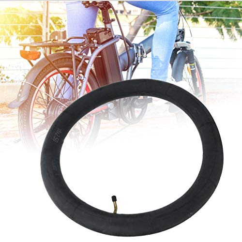 E-Bike Reifen Schlauch,MTB Fahrrad Schlauch Elektro-MTB Bike Roller Reifen Elektrofahrrad Innenschläuche mit Gebogenem Metall Ventil(16X3.0 Elbow) von AYNEFY