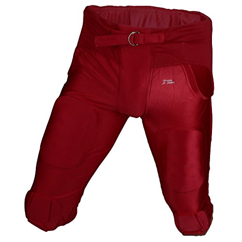 Active Athletics American Football Hose 7 Pad All-In-One Spielhose - rot Gr. 3XL von Active Athletics