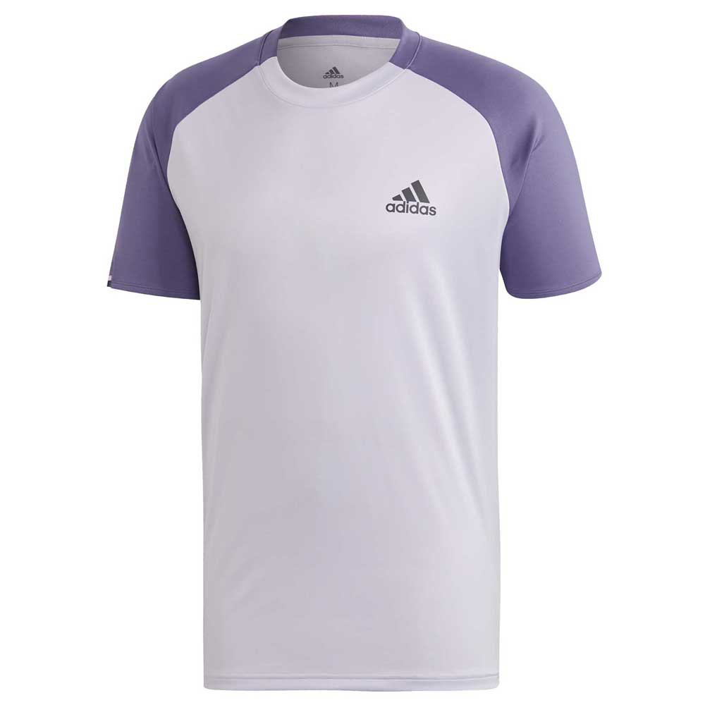Adidas Badminton Club Colourblock Short Sleeve T-shirt Lila S Mann von Adidas Badminton