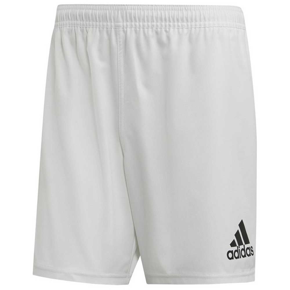 Adidas Classic 3 Stripes Rugby Shorts Weiß S Mann von Adidas