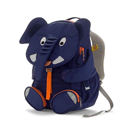 Affenzahn Großer Freund - Kinderrucksack für 3-5 Jährige im Kindergarten - Elefant - Blau von Affenzahn