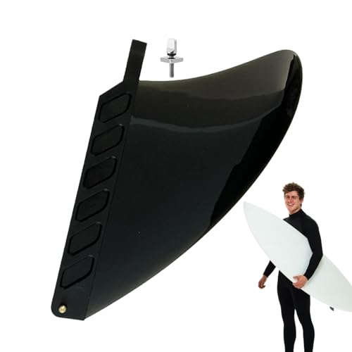 Aibyks Paddleboard-Ersatzflosse, Surfing Watershed Fin | Biegbare Paddleboard-Surfflossen Slide Surfboard-Flossen,Praktisches Surfzubehör Longboard Fin Stand Up Paddle Board Fin mit Schrauben von Aibyks