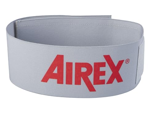 Airex Halteband für Matten, dehnbares Gummiband mit Klettverschluss, Grau von Airex