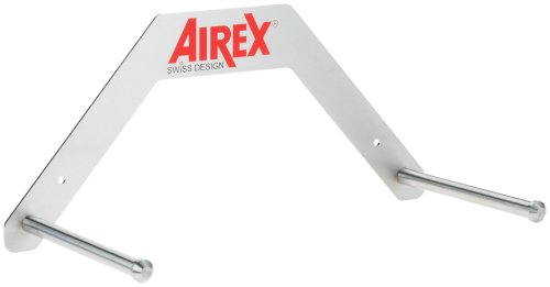 Wandhalterung für AIREX Gymnastikmatten, mit 2 Pole, Edelstahl, 1-teilig von Airex