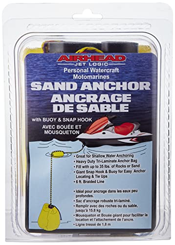 Airhead PWC | Shallow Water Sand Anchor, Yellow, 8.5" x 6" x 4" (Length x Width x Height) von Airhead