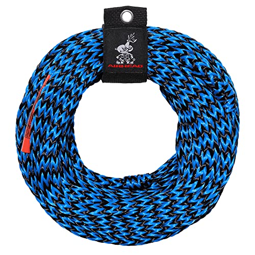 Airhead Unisex-Erwachsene Kwik-TEK Abschleppseil | 1-3 Reiter Seil für Abschlepprohre, blau, 1-(Pack) von Kwik Tek