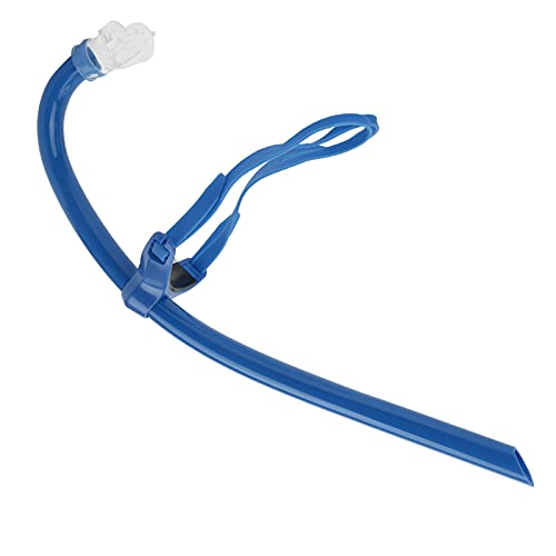 Vorne Montierter Schwimm-Trainings-Atemnorkel Zum Schwimmen mit Silikon-Mundstück (Blue) von Akozon