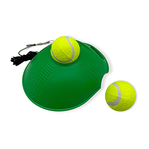 Alephnull Tennis Ball Games Tennis Trainer Tennis Rebounds Tennis Ball Back Trainer für Kinder und Anfänger (grün) von Alephnull
