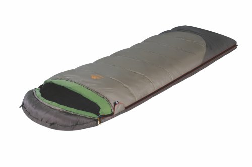 ALEXIKA Unisex-Adult Schlafsack Summer Plus, Linke Reißverschluss, grün-grau/grün, 230 x 80 cm von Alexika