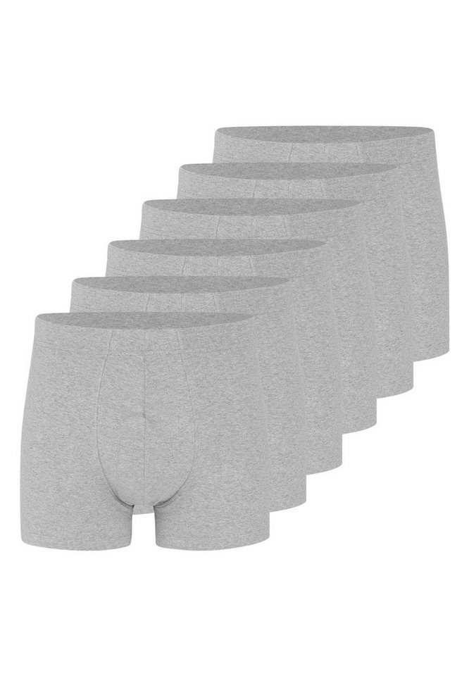 Almonu Retro Boxer 6er Pack Organic Cotton - Melange (Spar-Set, 6-St) Retro Short / Pant - Baumwolle - Ohne Eingriff - von Almonu