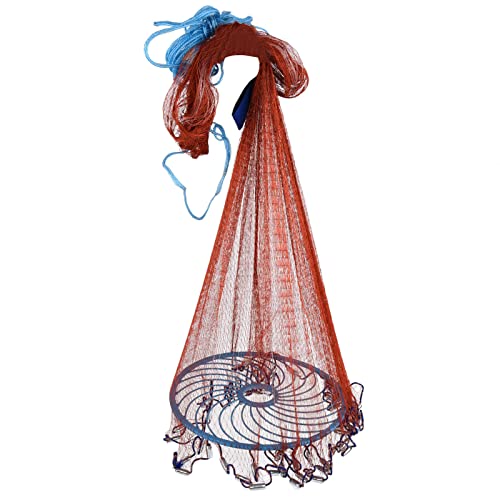 Alvinlite Amerikanisches Wurfnetz mit starken Sinkern, Wurfnetze zum Angeln, 15,7 Fuß/4,8 m Radius, Angelnetz, Wurfnetz zum Angeln von Alvinlite