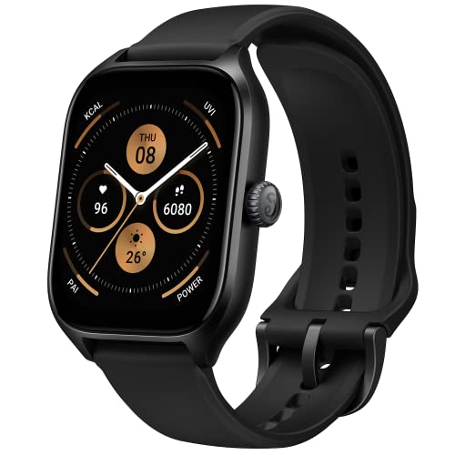 Amazfit GTS 4 Smartwatch mit 1.75” AMOLED Display, 150 Sportmodi, anpassbare Schlafpläne, Alexa, GPS, Fitness Uhr mit Intelligente Erkennung von Krafttrainingsübungen für Herren Damen von Amazfit