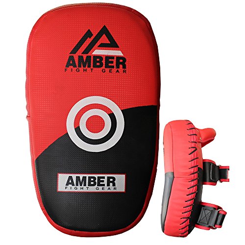 Amber Fight Gear Boxhandschuhe Curved Thai Pads Pair, Multicolor, One Size, EUTP von Amber Fight Gear