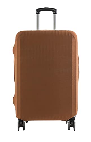 Anawakia Elastisch Einfarbig Kofferhülle Koffer Abdeckung Schutzhülle Kofferschutzhülle Kofferbezug Luggage Gepäck Cover (Braun,L 25-28 Zoll) von Anawakia