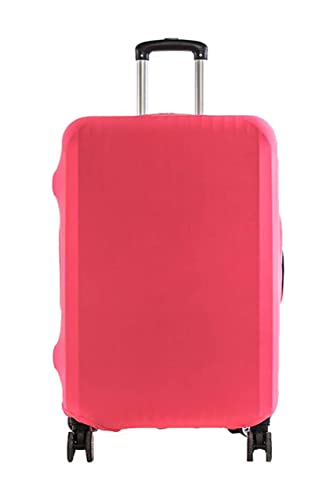 Anawakia Elastisch Einfarbig Kofferhülle Koffer Abdeckung Schutzhülle Kofferschutzhülle Kofferbezug Luggage Gepäck Cover (Rosa,L 25-28 Zoll) von Anawakia