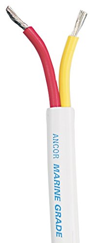 Ancor Other Safety Duplex Cable 8/2AWG (2X8MM²) White, Flat 50FT DAN-635, Multicolor, One Size von Ancor