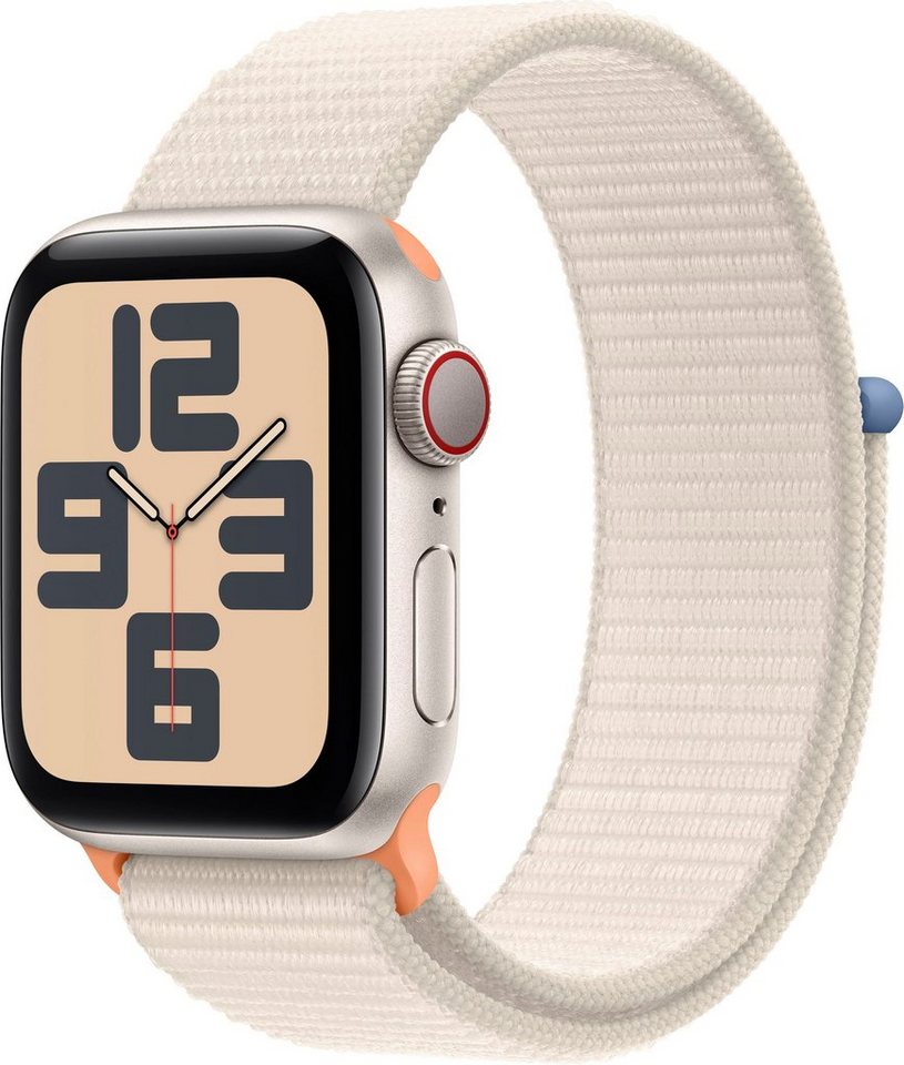 Apple Watch SE GPS 40mm One-Size Smartwatch (4 cm/1,57 Zoll, Watch OS 10), Sport Loop von Apple