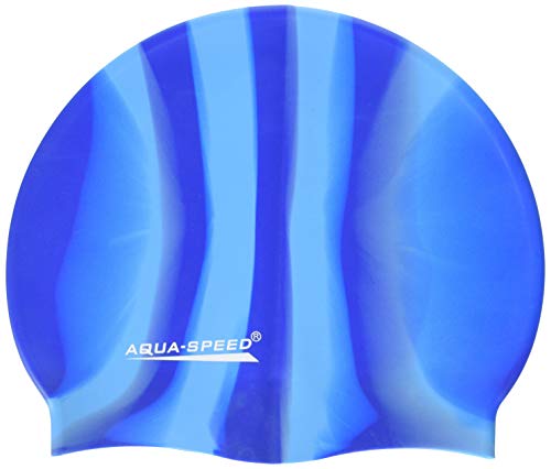 Aqua-Speed Herren Bunt Silicone S Multicolor Badekappe, Mehrfarbig, Einheitsgröße von Aqua-Speed