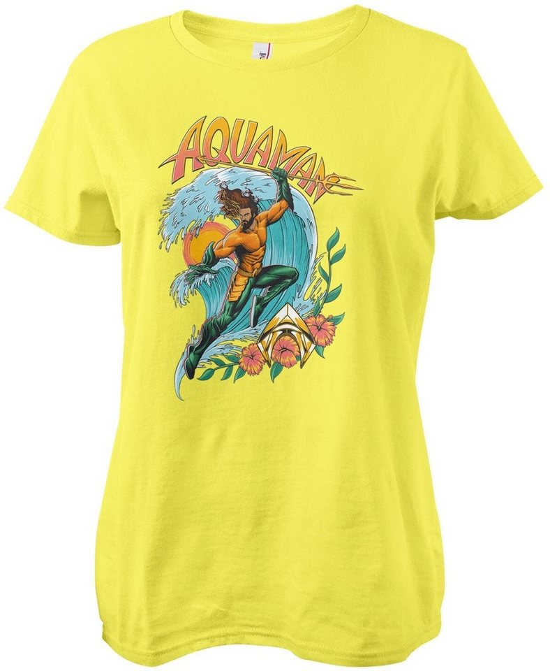 Aquaman T-Shirt Surf Style Girly Tee von Aquaman