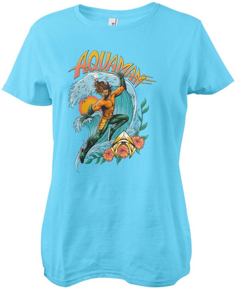 Aquaman T-Shirt Surf Style Girly Tee von Aquaman