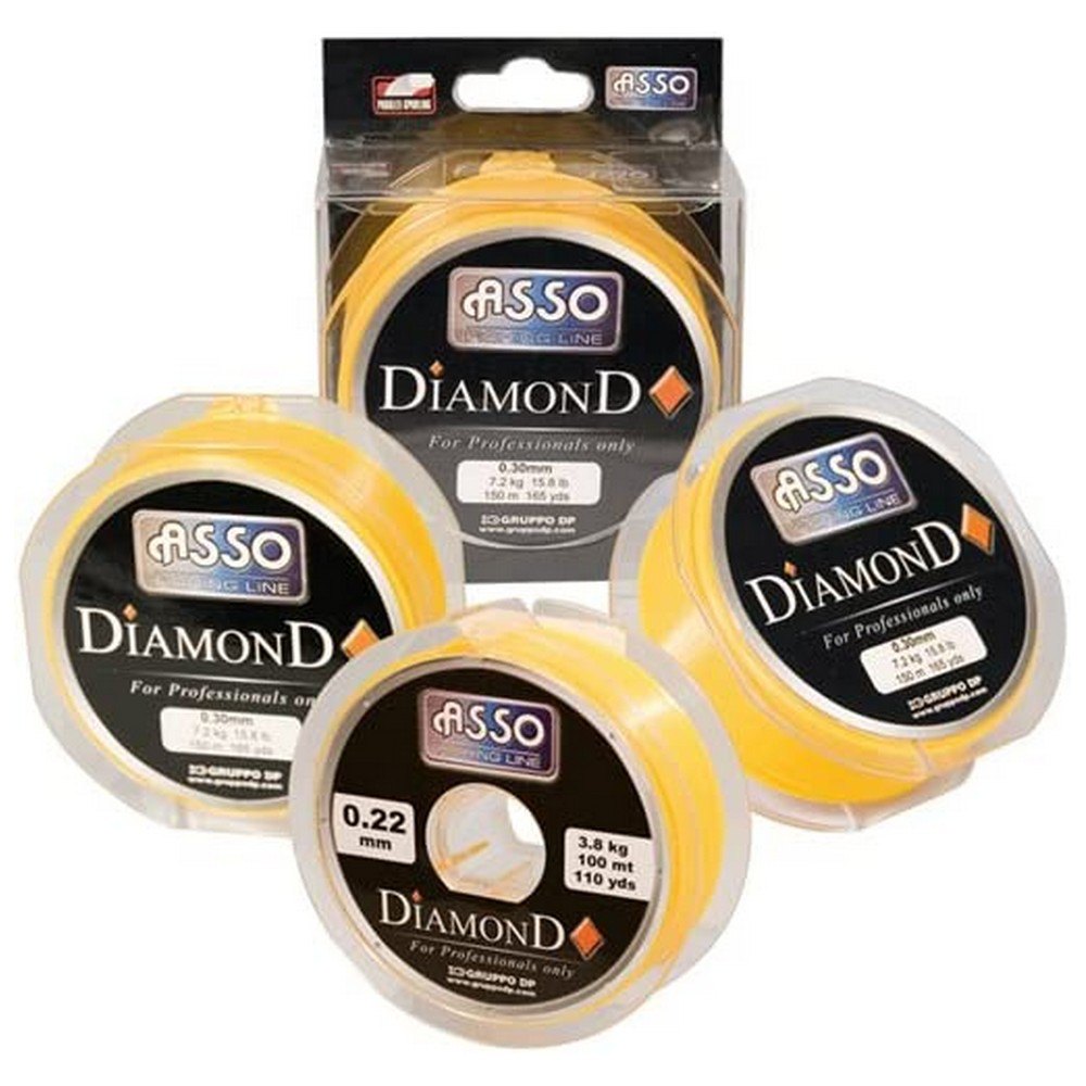Asso Diamond 300 M Monofilament Gelb 0.300 mm von Asso
