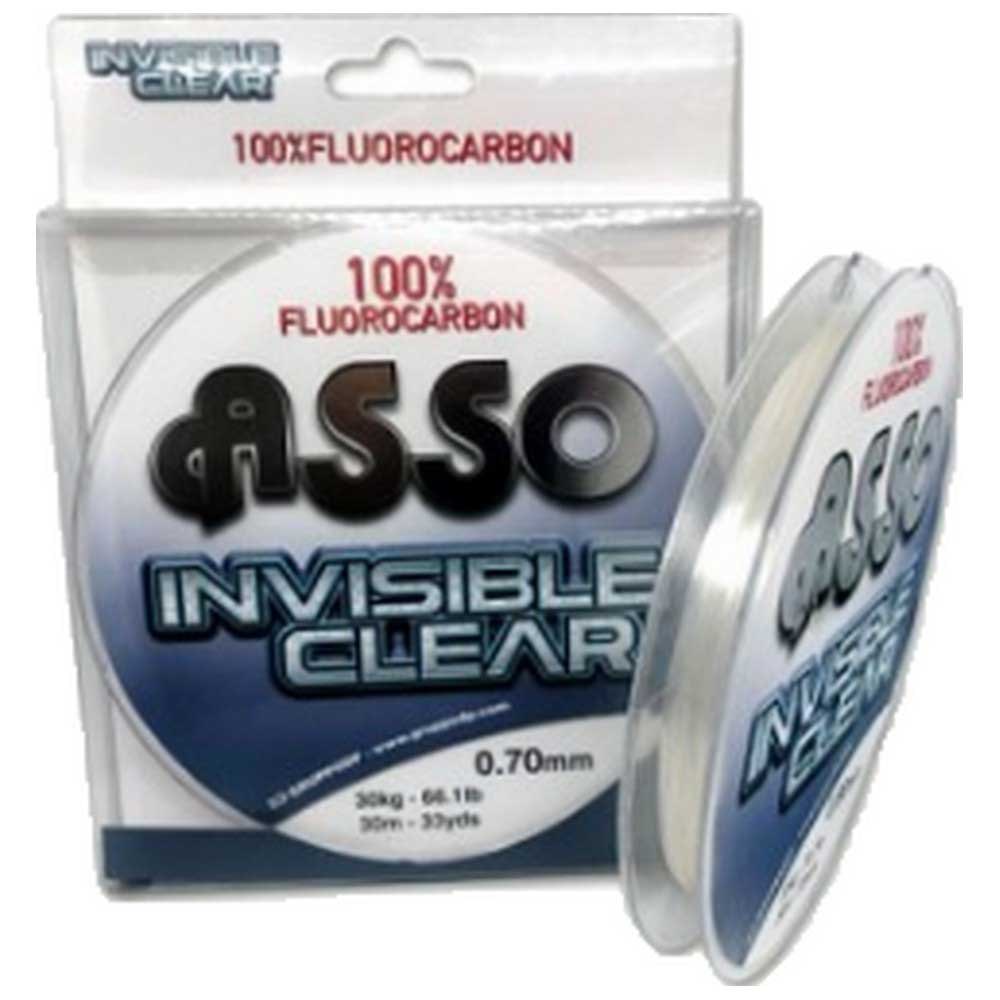 Asso Invisible 30 M Fluorocarbon Weiß 0.100 mm von Asso