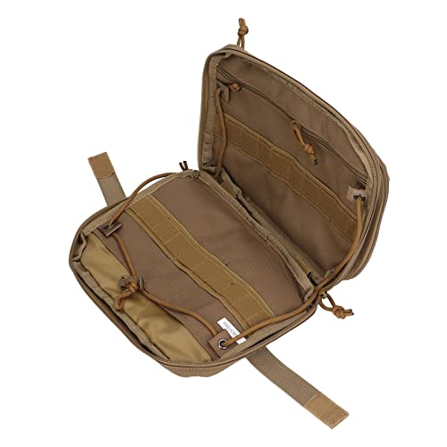 Astibym Molle-Tasche, tragbare Molle-Tasche mit Mehreren Fächern, Mehrzweck-Oxford-Tuch für die Jagd(Khaki) von Astibym