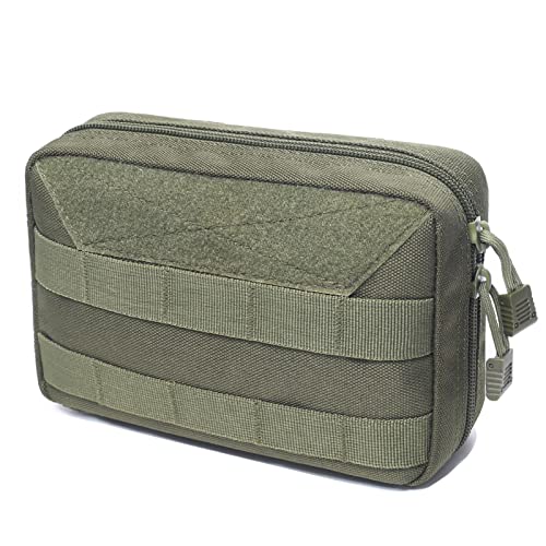 Azarxis Taktische Hüfttaschen, Militär Kompakt Gürteltasche, Multifunktional Molle EDC Tasche (Grün) von Azarxis