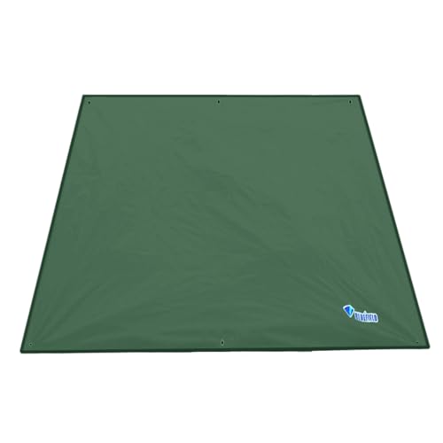 Azarxis wasserdichte Zeltplane,Tarp für Hängematte, Zeltteppich Vorzeltteppich Vorzeltboden für Ourdoor Camping Sandstrand (Grün, S - 1.5x2.2m) von Azarxis