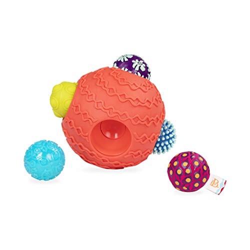 B. toys Baby Spielzeug 6 Bälle mit verschiedenen Formen, Farben und Texturen, Baby Ball Set – Motorikspielzeug für Kinder ab 6 Monaten von B.