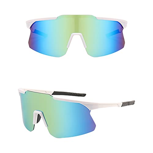 BASTOUR Polarisierte Sonnenbrille, Radsportbrille, Radbrille, Sportbrille, Polarisierte Sport-Sonnenbrille, Mit UV400-Schutz Schutzbrille Sportbrille für Outdoorsport Radfahren Laufen Golf von BASTOUR