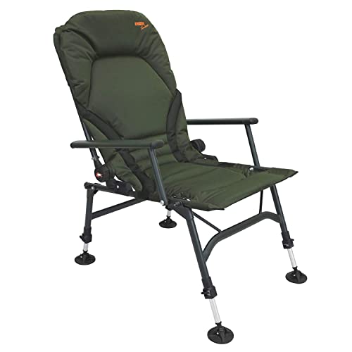 BAT-Tackle Kingdom Recliner Carp Chair (Karpfenstuhl) mit Armlehnen von BAT-Tackle