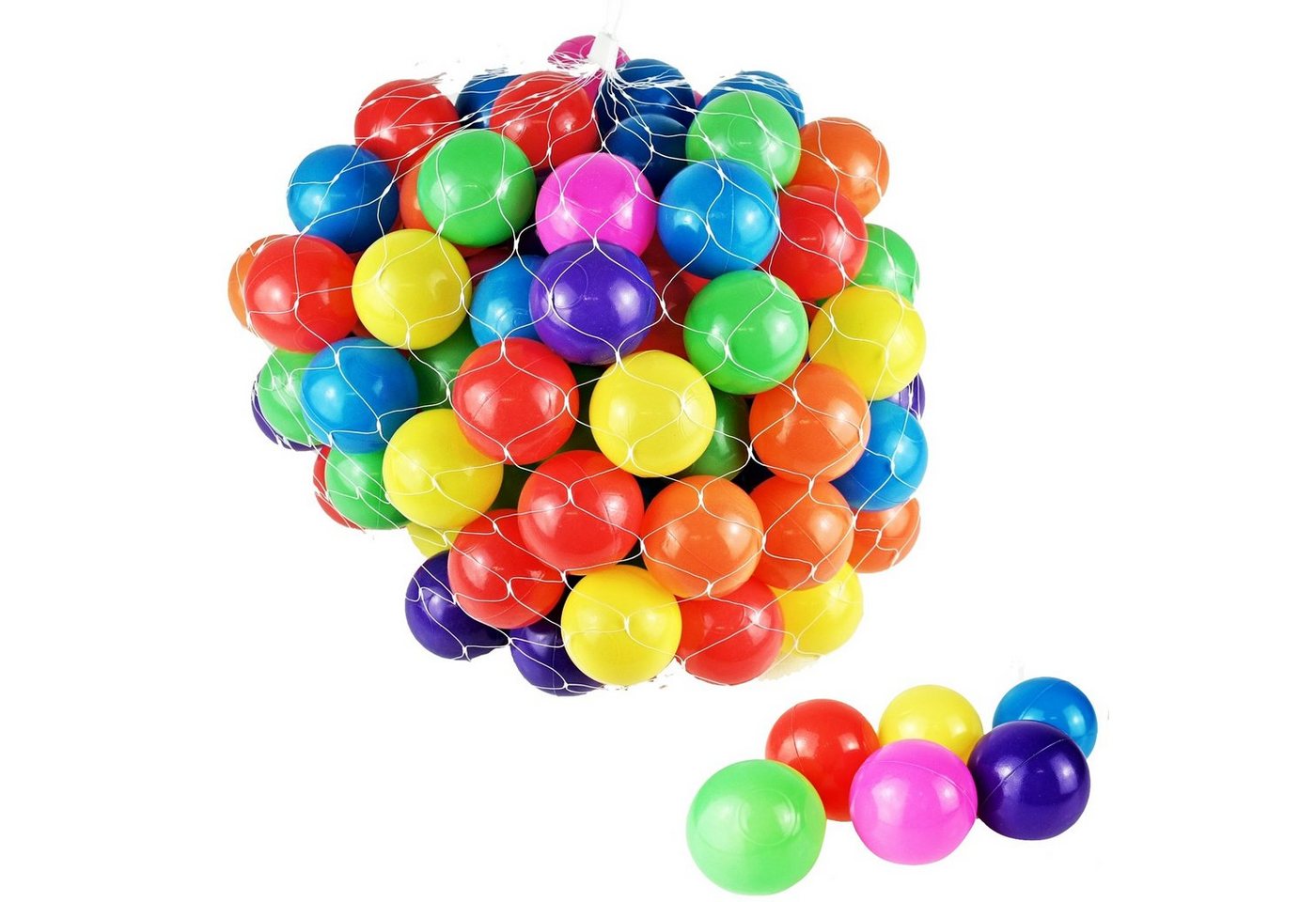 BAYLI Bällebad-Bälle 600 Bällebad Bälle bunte Farben Mischung - Ball Ø 5,5cm - Softball von BAYLI