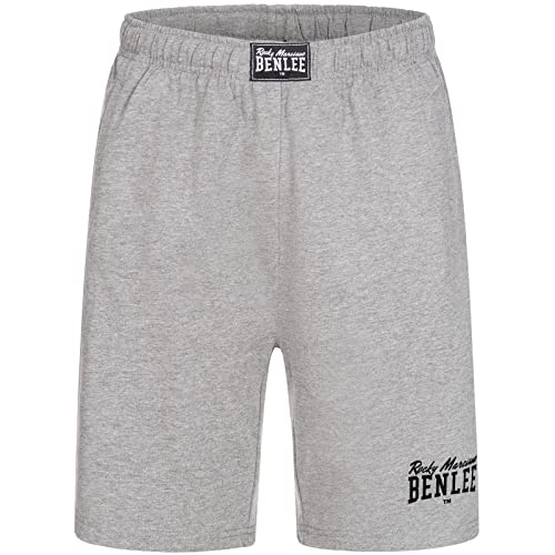 BENLEE Herren Shorts Normale Passform Basic Marl Grey L von BENLEE Rocky Marciano