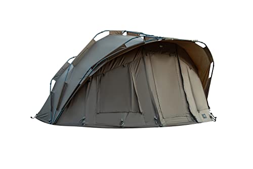 Karpfenzelt + Liege Anglerset Fort Knox 1-2 Mann Personen Dome Set Zelt Angelzelt Anglerzelt 8-Bein Karpfenliege von MK-Angelsport