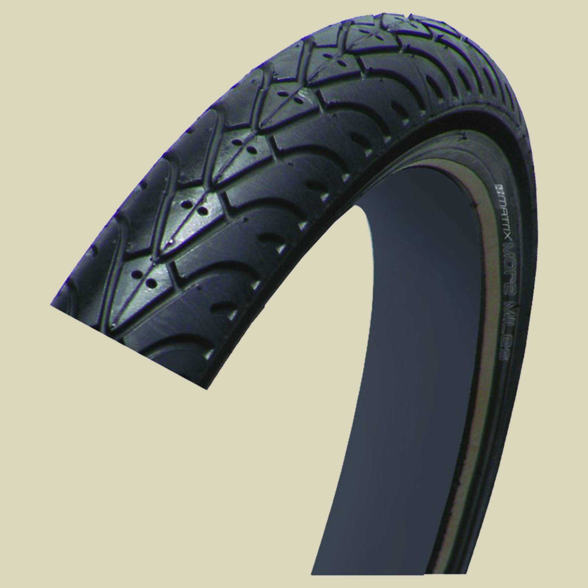 Matrix Fahrradreifen More Miles 1 47-305, 16x1,75 Farbe schwarz von BICO
