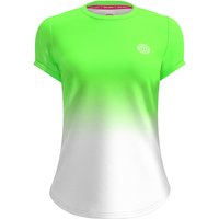 BIDI BADU Crew Tennisshirt Damen NGNWH - neon green, white L von BIDI BADU