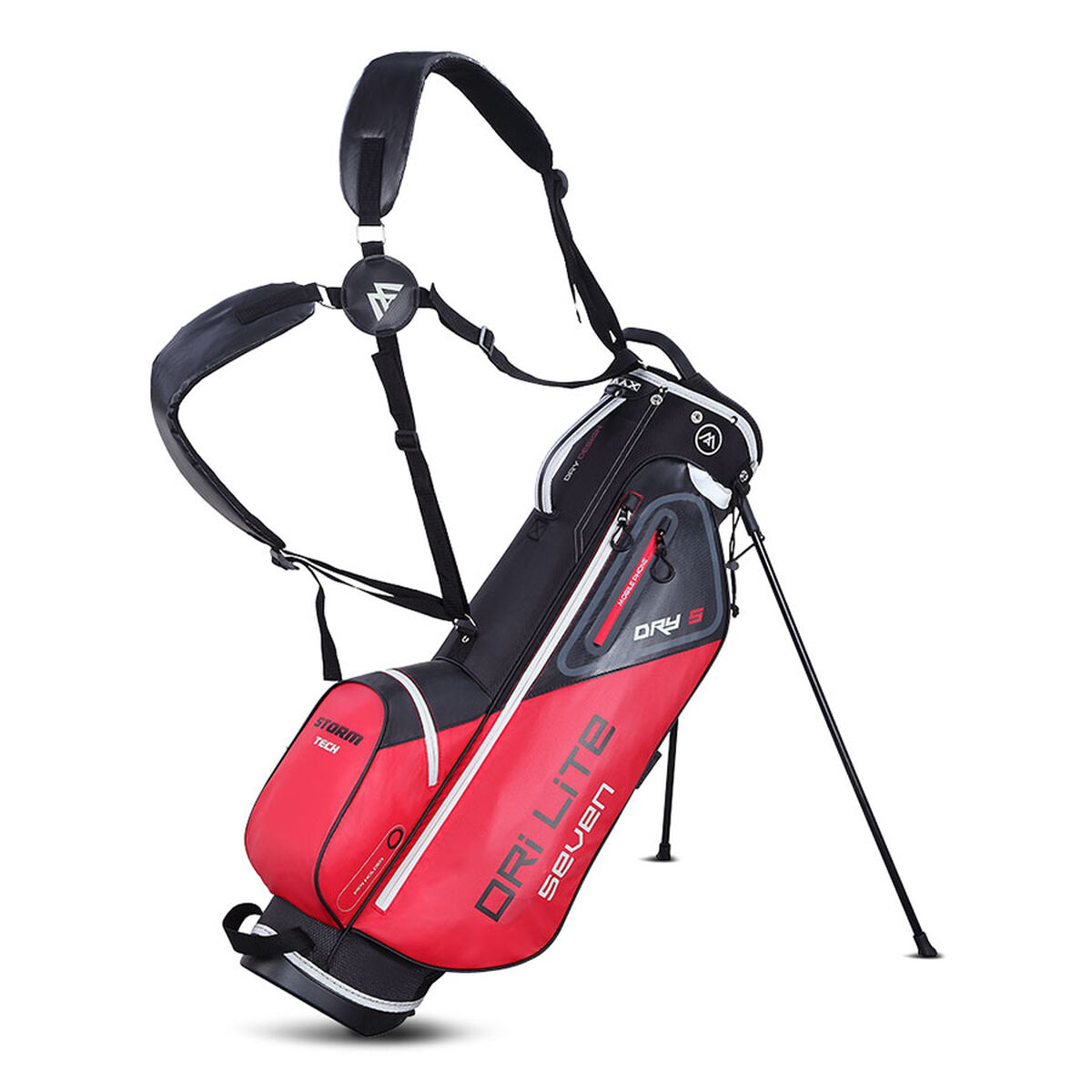 BIG MAX Dri Lite Seven G Golf Stand Bag, Red/black | American Golf von BIG MAX