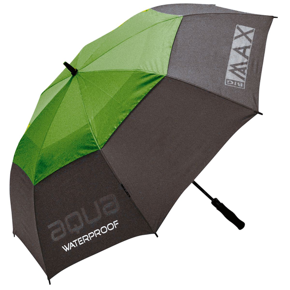 BIG MAX Lime Green and Charcoal Grey Lightweight Aqua Umbrella, 132cm | American Golf von BIG MAX