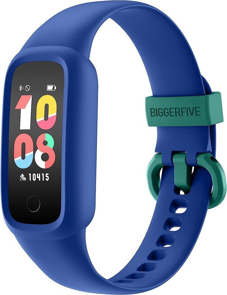 BIGGERFIVE Smartwatch (Android iOS), Fitness Tracker Uhr Kinder Pulsuhr Aktivitätstracker IP68 Wasserdicht von BIGGERFIVE