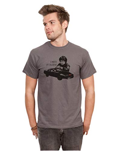 BIGTIME.de T-Shirt David Hasselhoff Knight Rider Serien Kult Shirt E54 - Gr. XL von BIGTIME.de