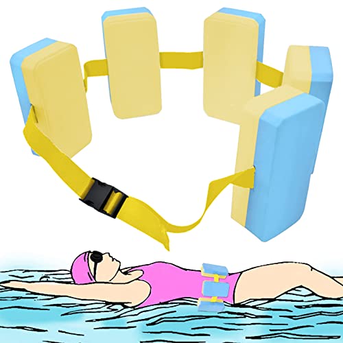 Schwimmgürtel, Kinder Wassersport Schwimmtraining Hilfsschwimmen, Verstellbarer Gürtel Schwimmgürtel Ausbildungshilfe-gürtel Stützgürtel Buoyancy Safety Board von BLLREMIPSUR