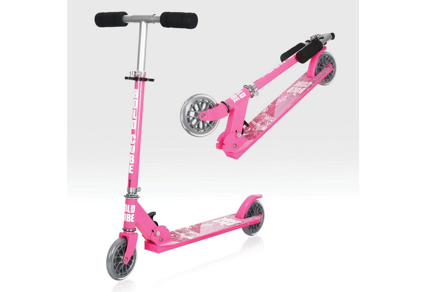 BOLDCUBE Scooter Pink 2-Rad Scooter von BOLDCUBE