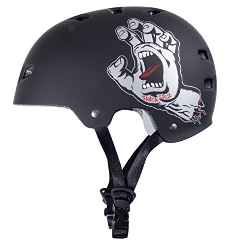 BULLET Santa Cruz Screaming Hand Helm schwarz schwarz L/XL 58-61 cm von BULLET