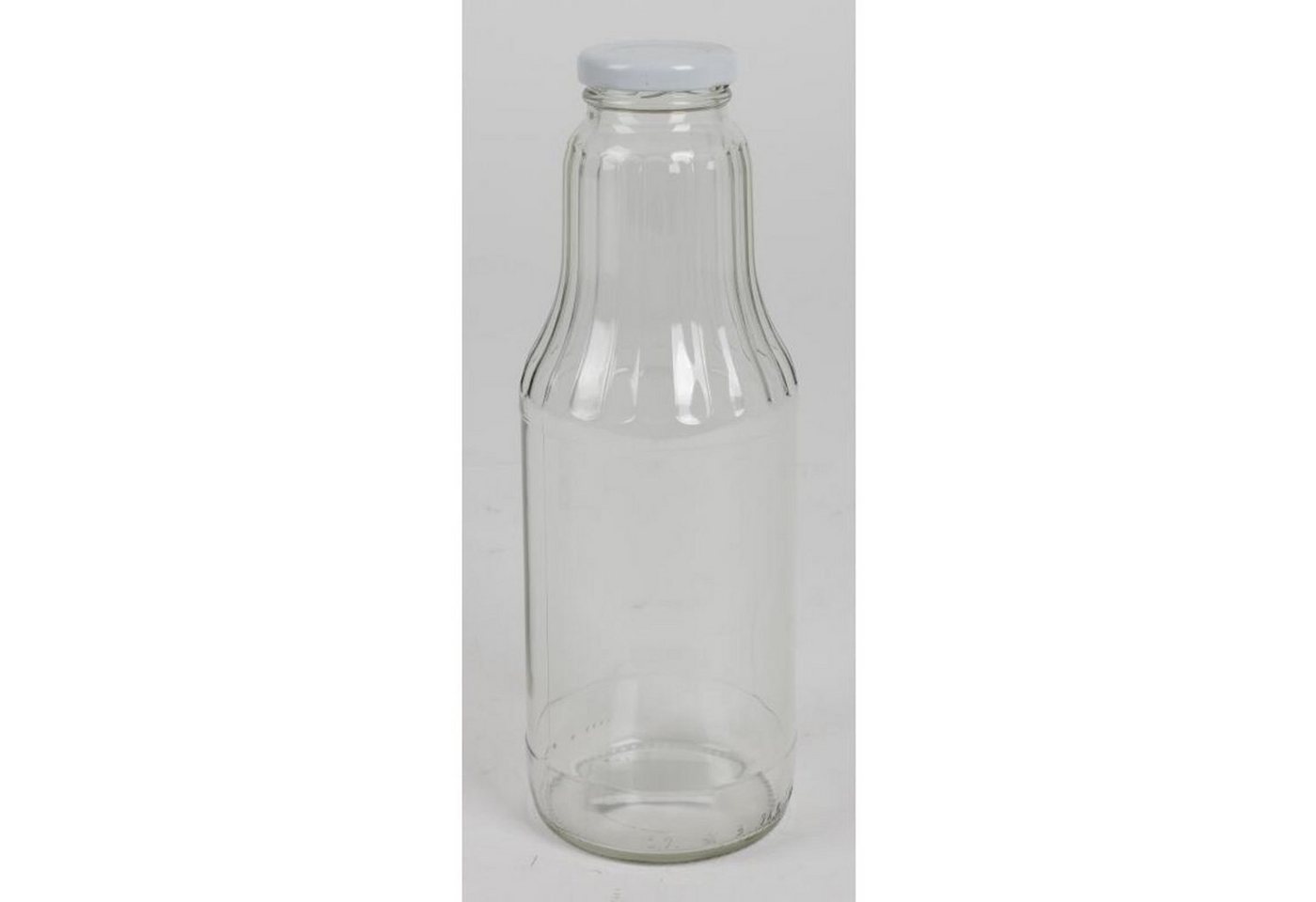 BURI Trinkflasche 9x Glasflasche 700ml Schraubdeckel Saft Wasser Milch Küchen Trink Tisc von BURI