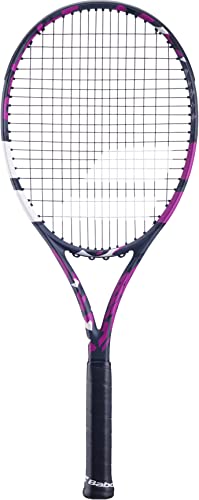 Babolat - Tennisschläger für Erwachsene Boost Aero Pink - Leichter Schläger für Damen - Besaitet und Rahmen aus Graphit für Leichtigkeit und Power beim Spielen - Größe 1 - Farbe: Grau/Pink von Babolat