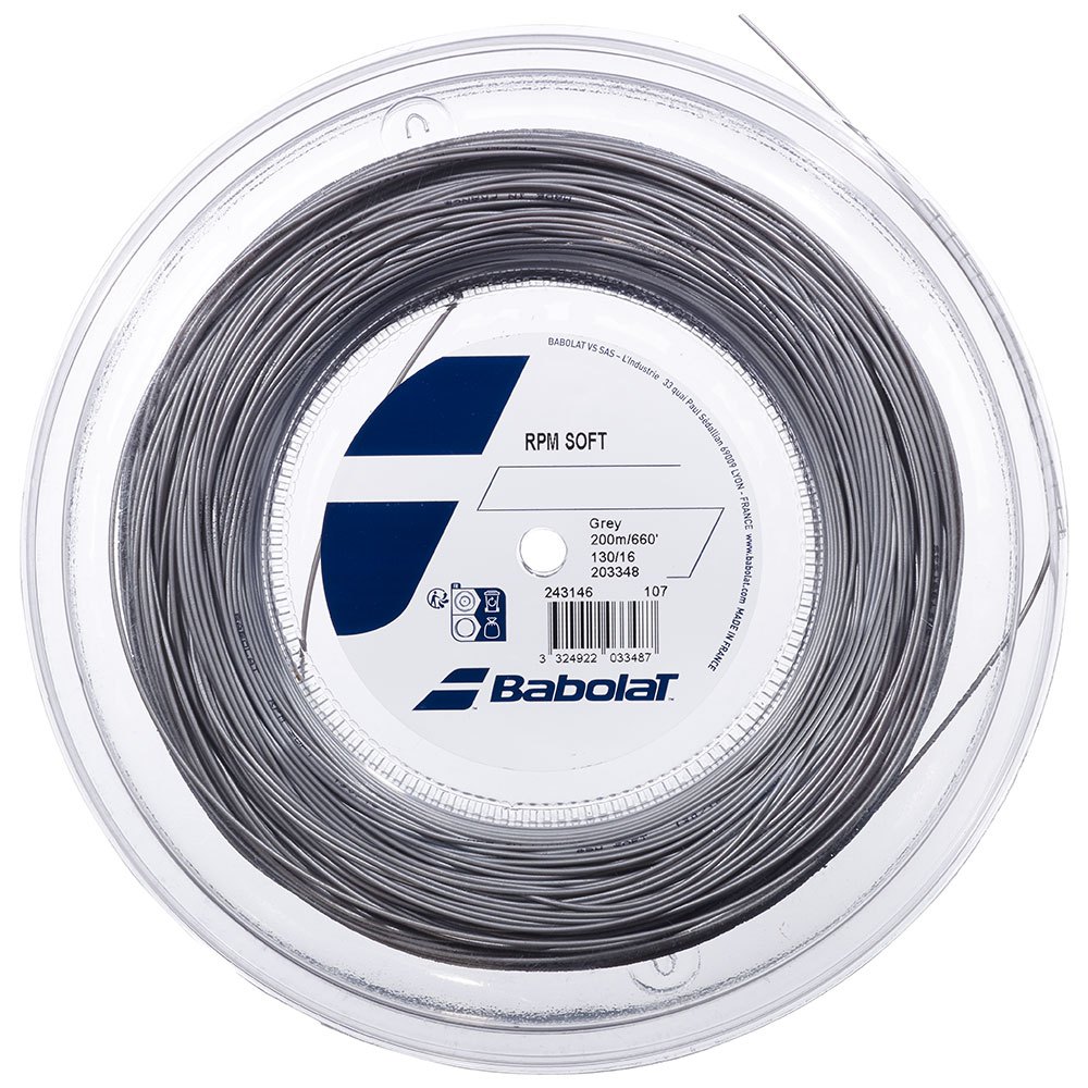 Babolat Rpm Soft 200 M Tennis Reel String Durchsichtig 1.25 mm von Babolat