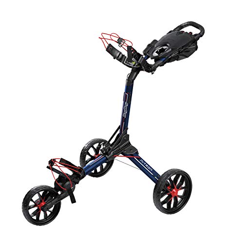 BagBoy Nitron Golf Push Cart, Navy/Red von Bag Boy