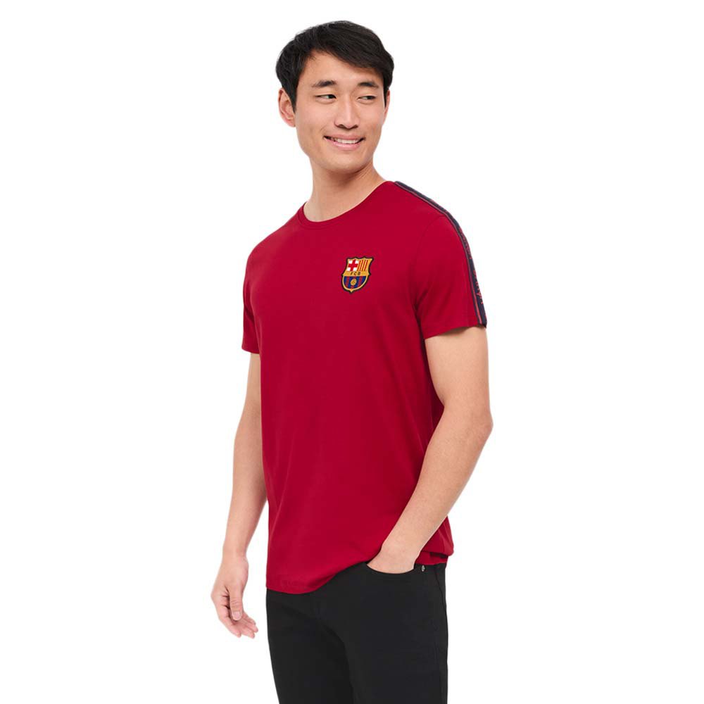 BarÇa Tape Short Sleeve T-shirt Rot 2XL Mann von BarÇa